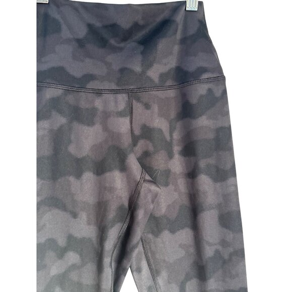 90 Degree By Reflex Black Camo High-Waisted Compression Leggings XS Polyester & - Picture 2 of 6